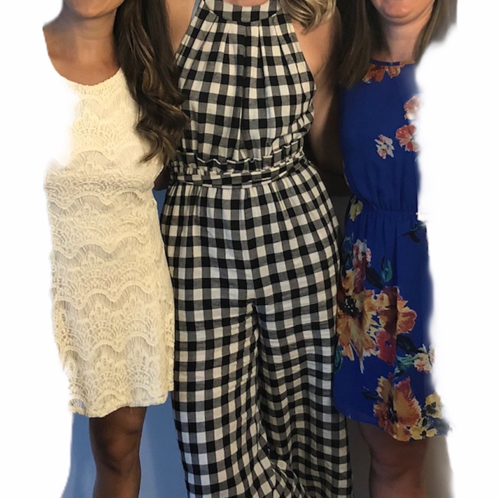 Plaid Jumpsuit